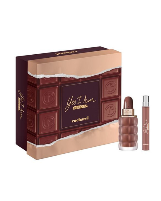Cacharel Yes I Am Delicious Set Eau De Perfume Spray 50ml, 10ml
