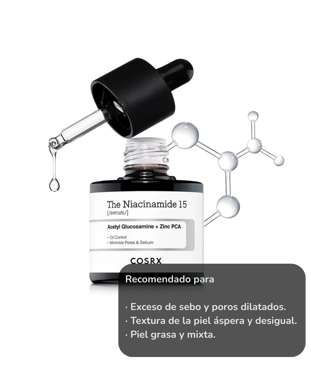 Cosrx The Niacinamide 15 Serum Acetyl Glucosamine + Zinc PCA