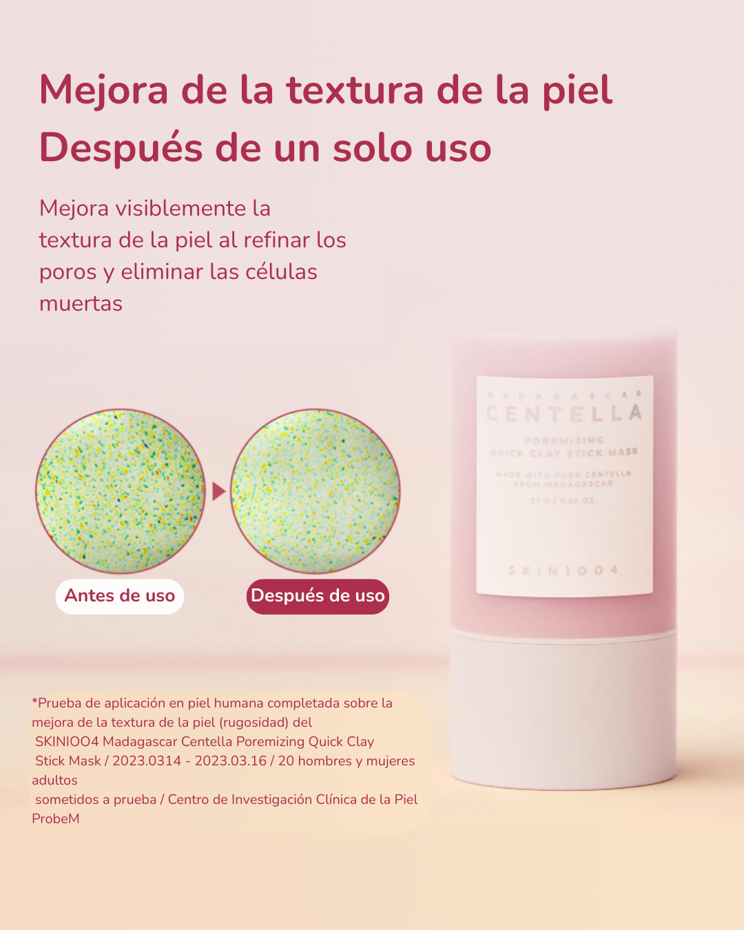 SKIN1004 Mascarilla de Arcilla Madagascar Centella Poremizing Quick Clay Stick Mask 27g