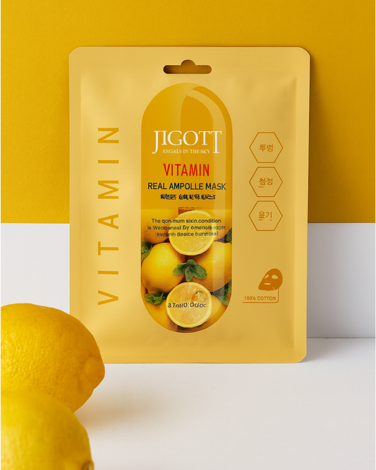Jigott Multivitamin Ampoule Facial Mask Korean Cosmetics 27ml
