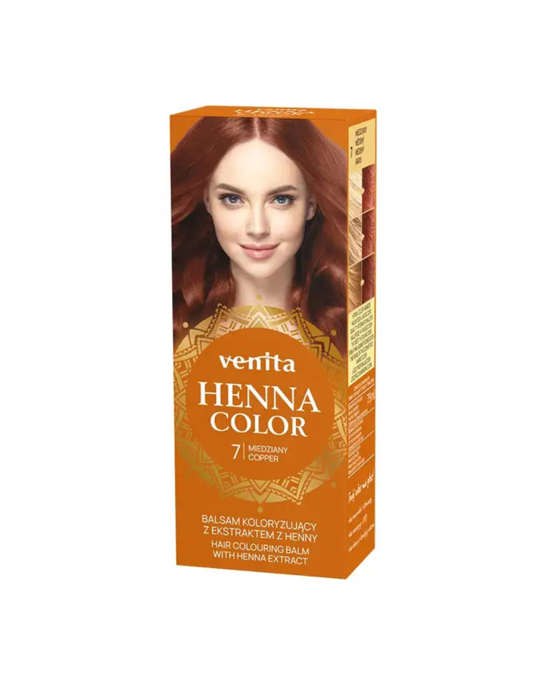 Tinte para el cabello Venita Henna Color 7 Cobre 75 ml