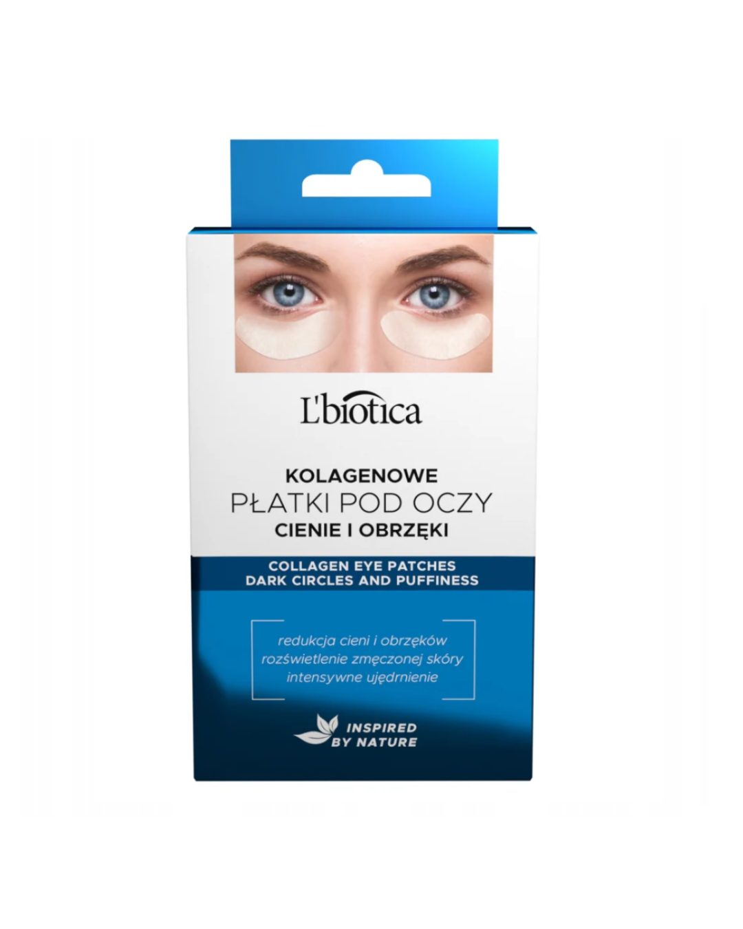Parche para ojos con colágeno L'Biotica que reduce las ojeras y la hinchazón - 6 unidades