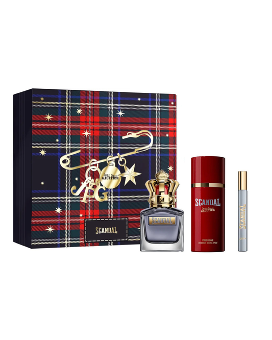 Jean Paul Gaultier Scandal Pour Homme Set Eau De Toilette Spray 100ml, 10ml, 150ml