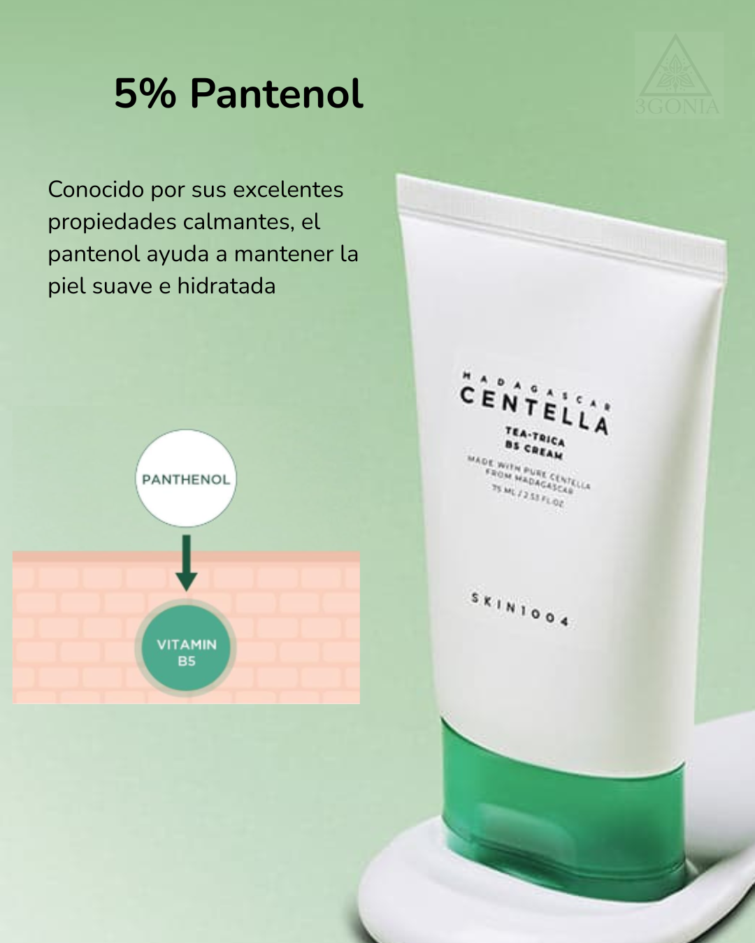 SKIN1004 Crema Facial Madagascar Centella Tea-Trica B5 Cream