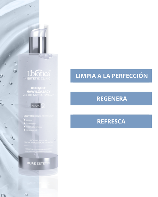 L'biotica Estetic Clinic PURE Estetic Facial Moisturizing Cleansing Gel 200 ml