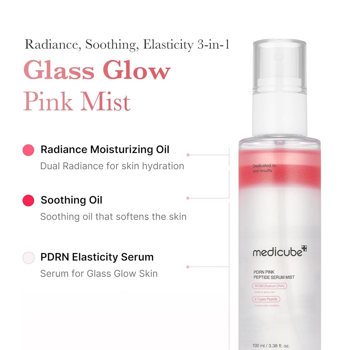 Medicube Mist Facial PDRN Pink Glutathione Serum Mist 100ml