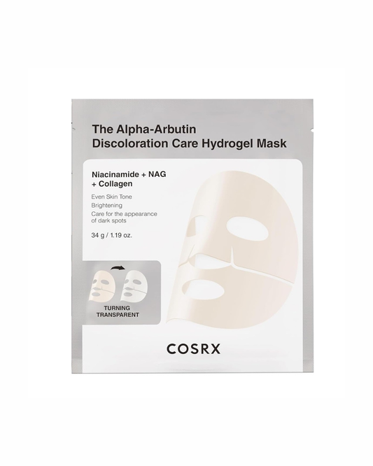 COSRX Mascarilla Facial The Alpha-Arbutin Discoloration Care Hydrogel Mask