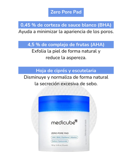 Medicube Zero Pore Pad Mild Toner Pads 70 pads