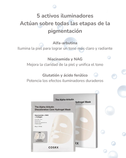 COSRX The Alpha-Arbutin Discoloration Care Hydrogel Mask