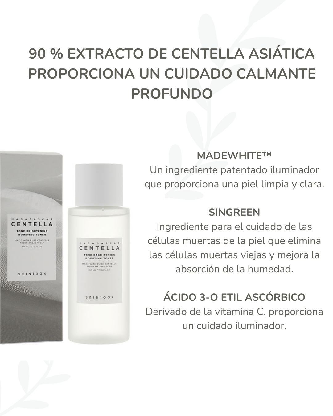 SKIN1004 Tónico Madagascar Centella Tone Brightening Boosting Toner 210ml