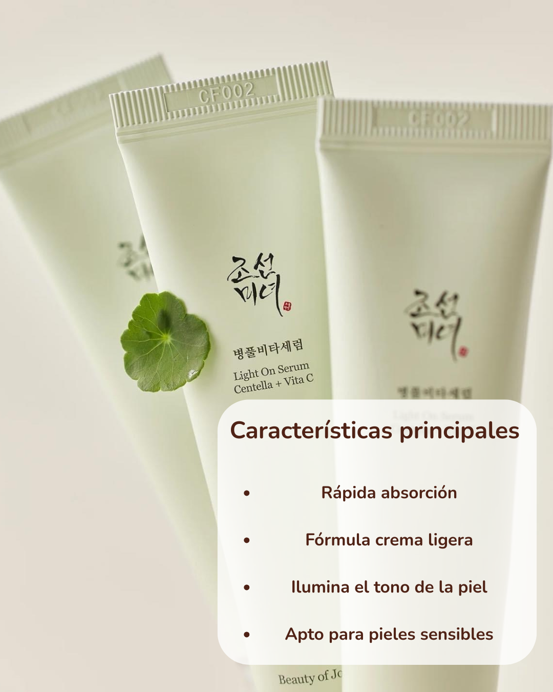 Beauty of Joseon Sérum Light On Serum Centella + Vita C