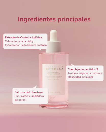 Skin1004 Madagascar Centella Poremizing Fresh Ampoule Serum For Pore Minimization