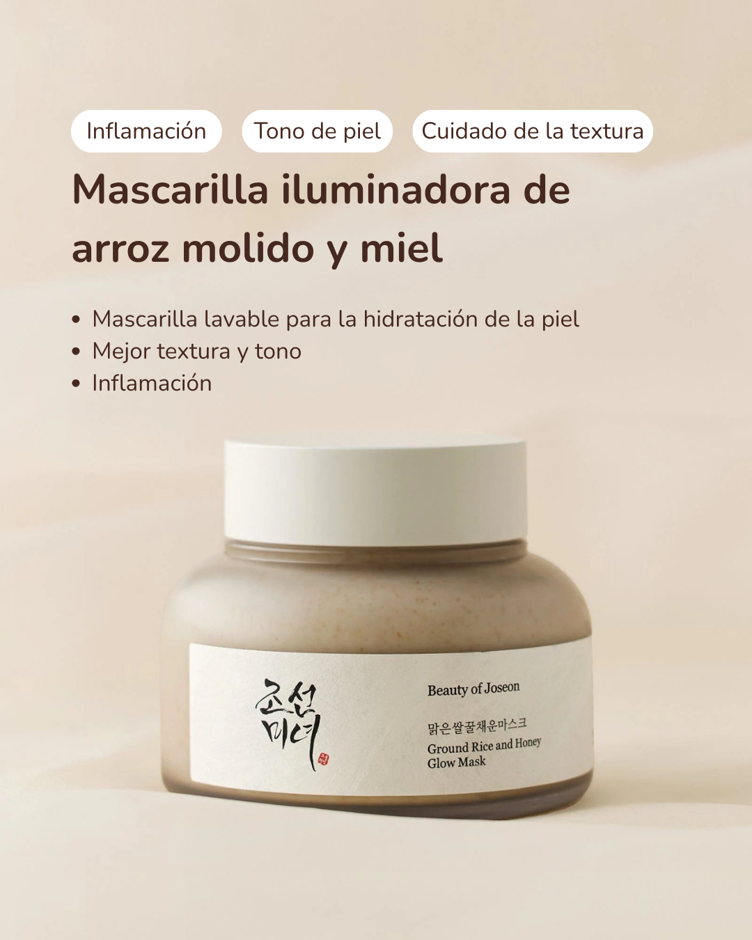Beauty of Joseon Mascarilla Facial Ground Rice and Honey Glow Mask