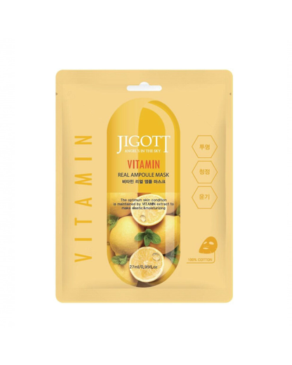 Jigott Multivitamin Ampoule Facial Mask Korean Cosmetics 27ml