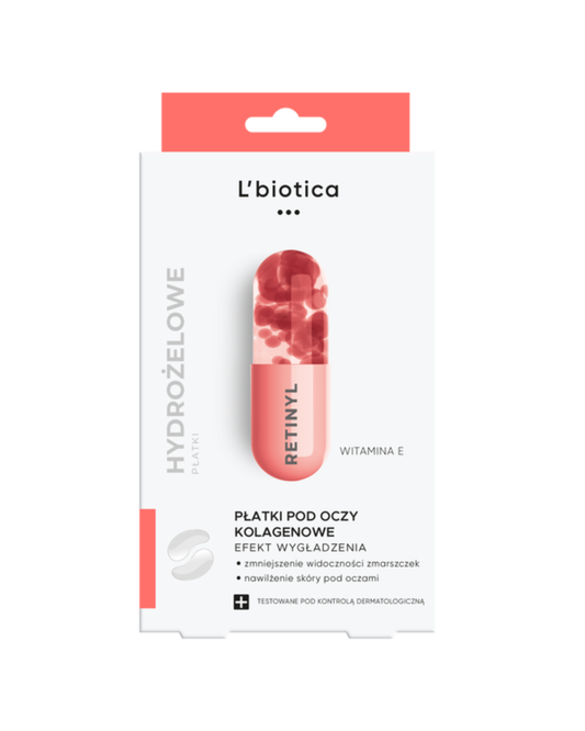 Parche antiarrugas para ojos con colágeno L'Biotica - 6 unidades