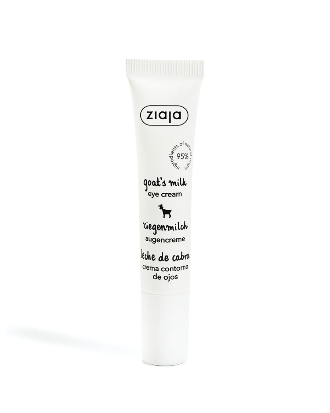 Ziaja Crema de ojos con leche de cabra para piel seca propensa a las arrugas 15 ml
