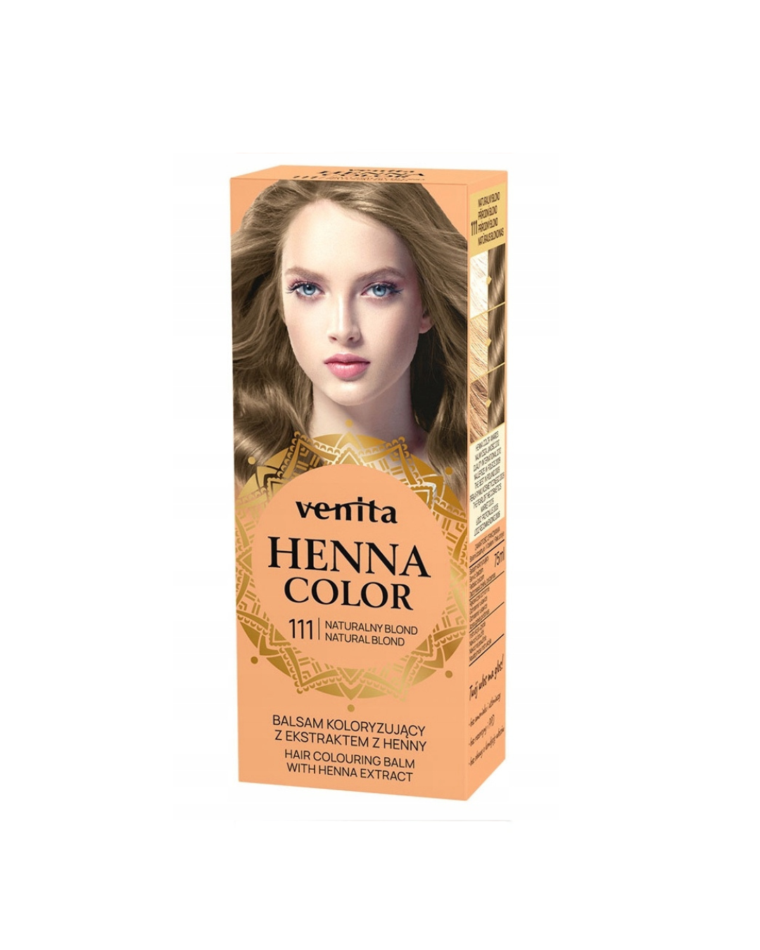Venita Henna Color Bálsamo Colorante con Extracto de Henna 111 Rubio Natural 75 ml