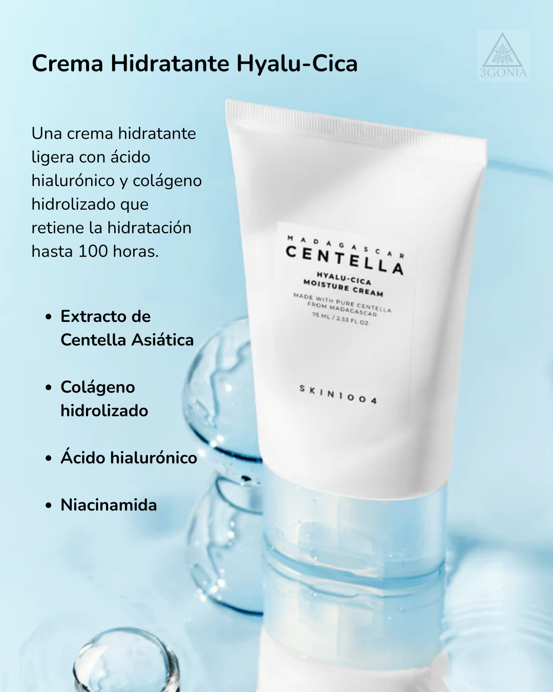SKIN1004 Crema Hidratante Madagascar Centella Hyalu-Cica Moisture Cream