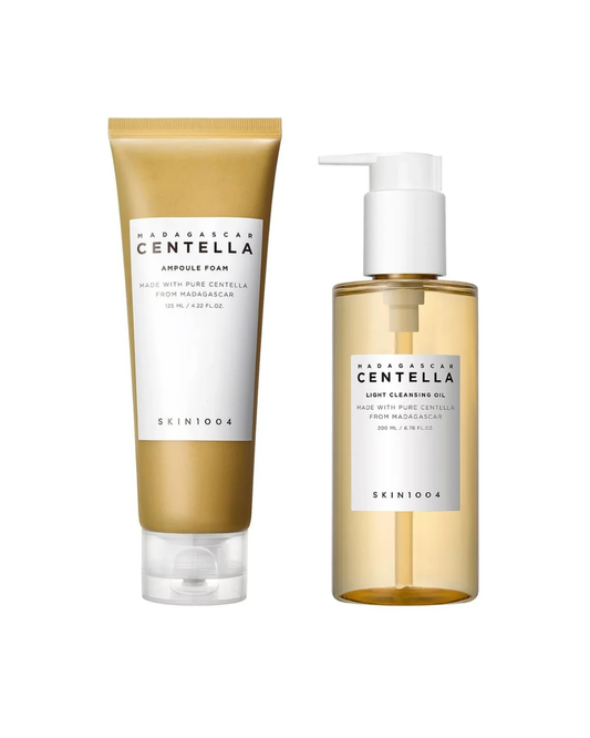 SKIN1004 - Set de Aceite Limpiador y Espuma Limpiadora Madagascar Centella Double Cleansing Duo Set