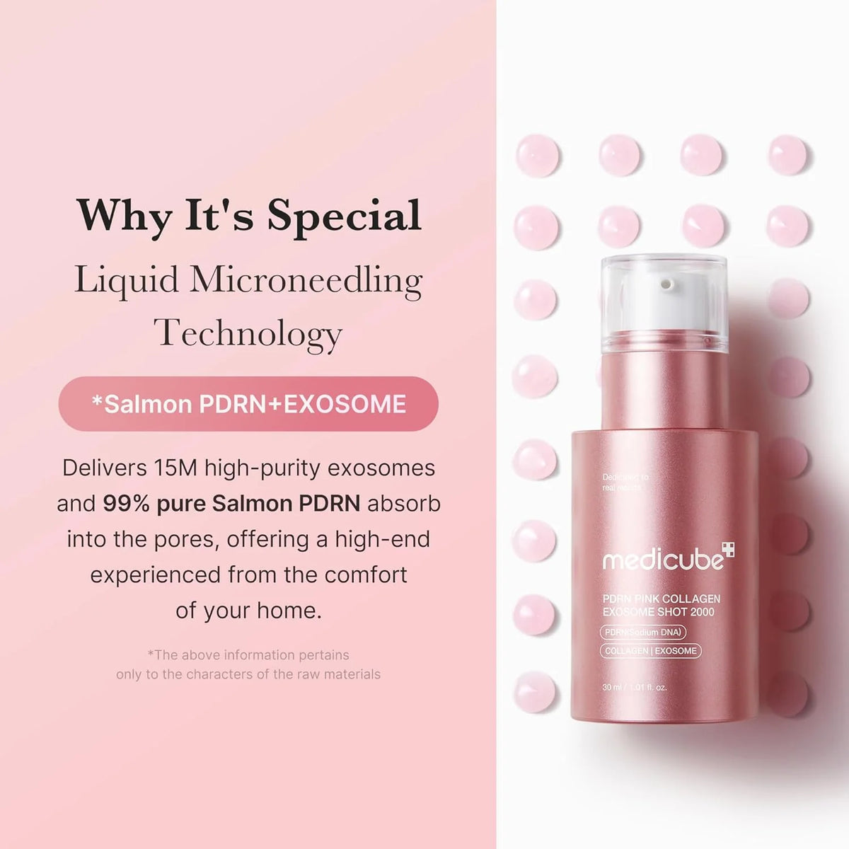 Medicube PDRN Pink Collagen Exosome Shot Serum 7500, 30 ml