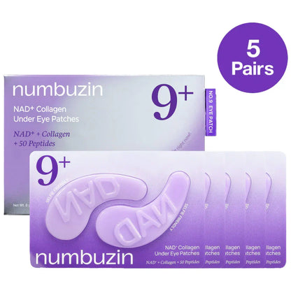 Numbuzin No.9 Collagen Under Eye Patches for Dark Circles