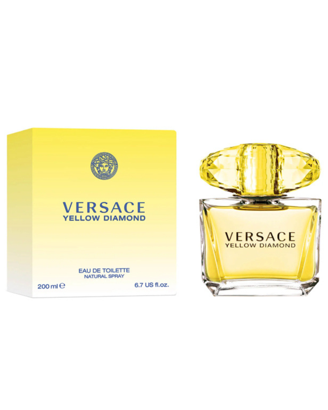 Versace Yellow Diamond Eau de Toilette para mujer 200ml