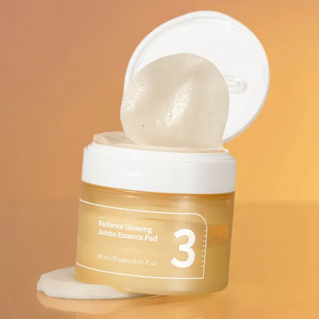 Numbuzin No.3 Radiance Glowing Jumbo Essence 70 Pads 150 ml